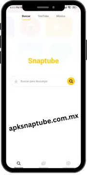 Interfaz de inicio de Snaptube