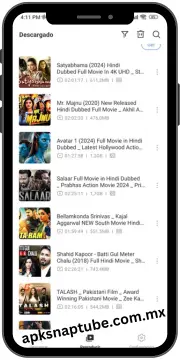 Captura de pantalla de Snaptube APK
