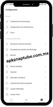 Captura de pantalla de Snaptube Premium APK